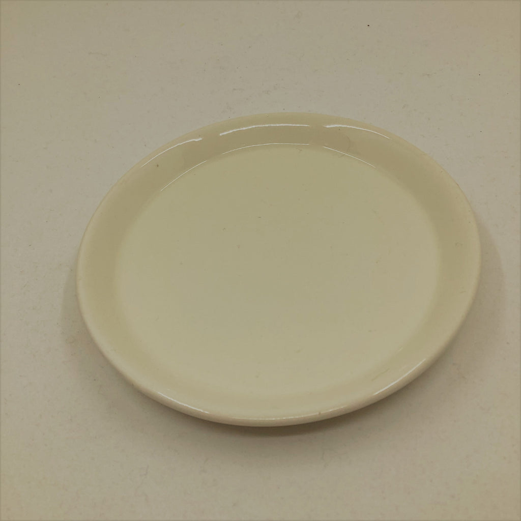Candle Plate - Flat Circular Ceramic Dish