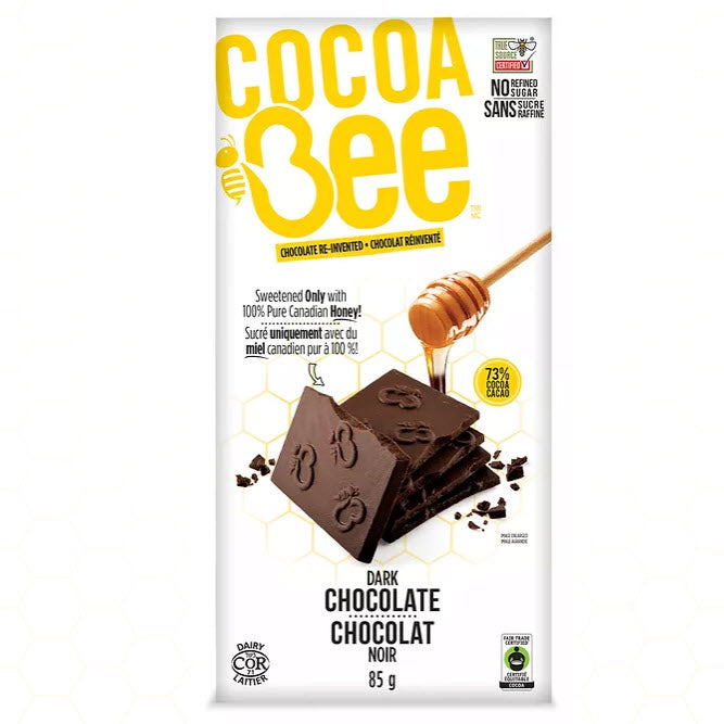 CocoaBee Dark Chocolate Bar