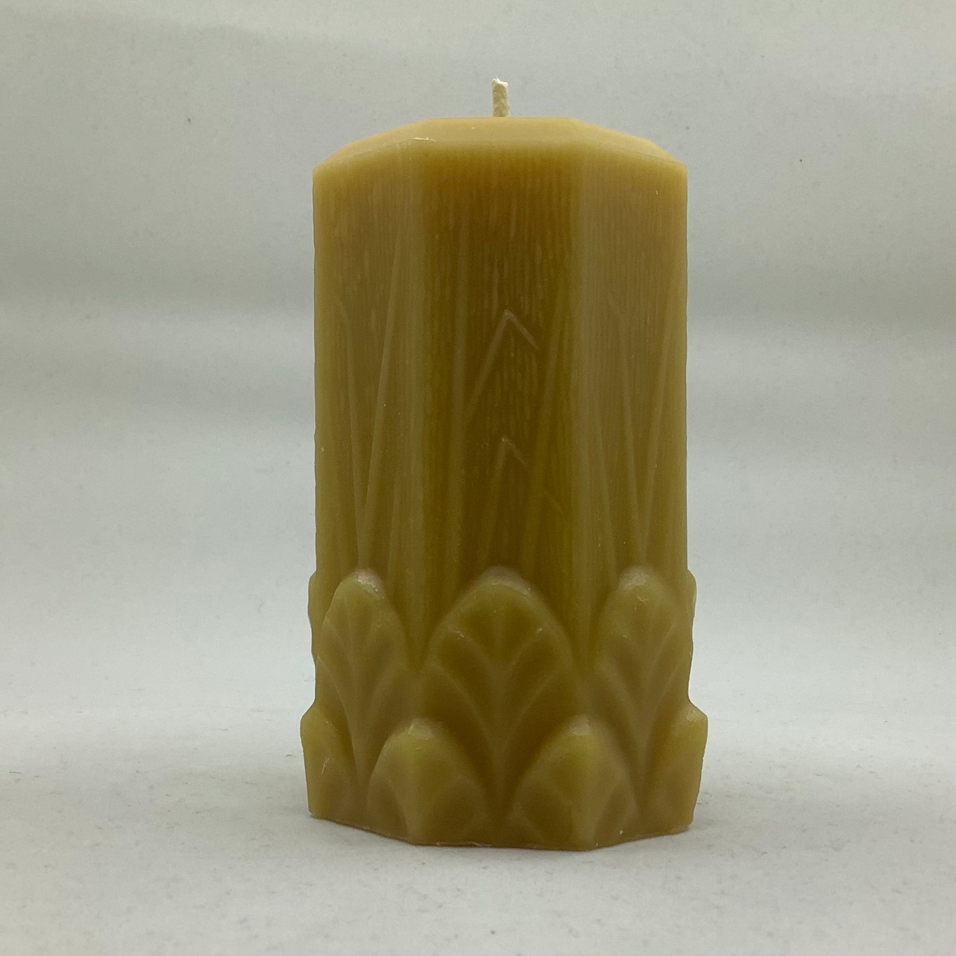 Beeswax Candle - Garden Leaves
