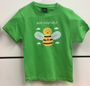 T-Shirt - Bee Yourself Green