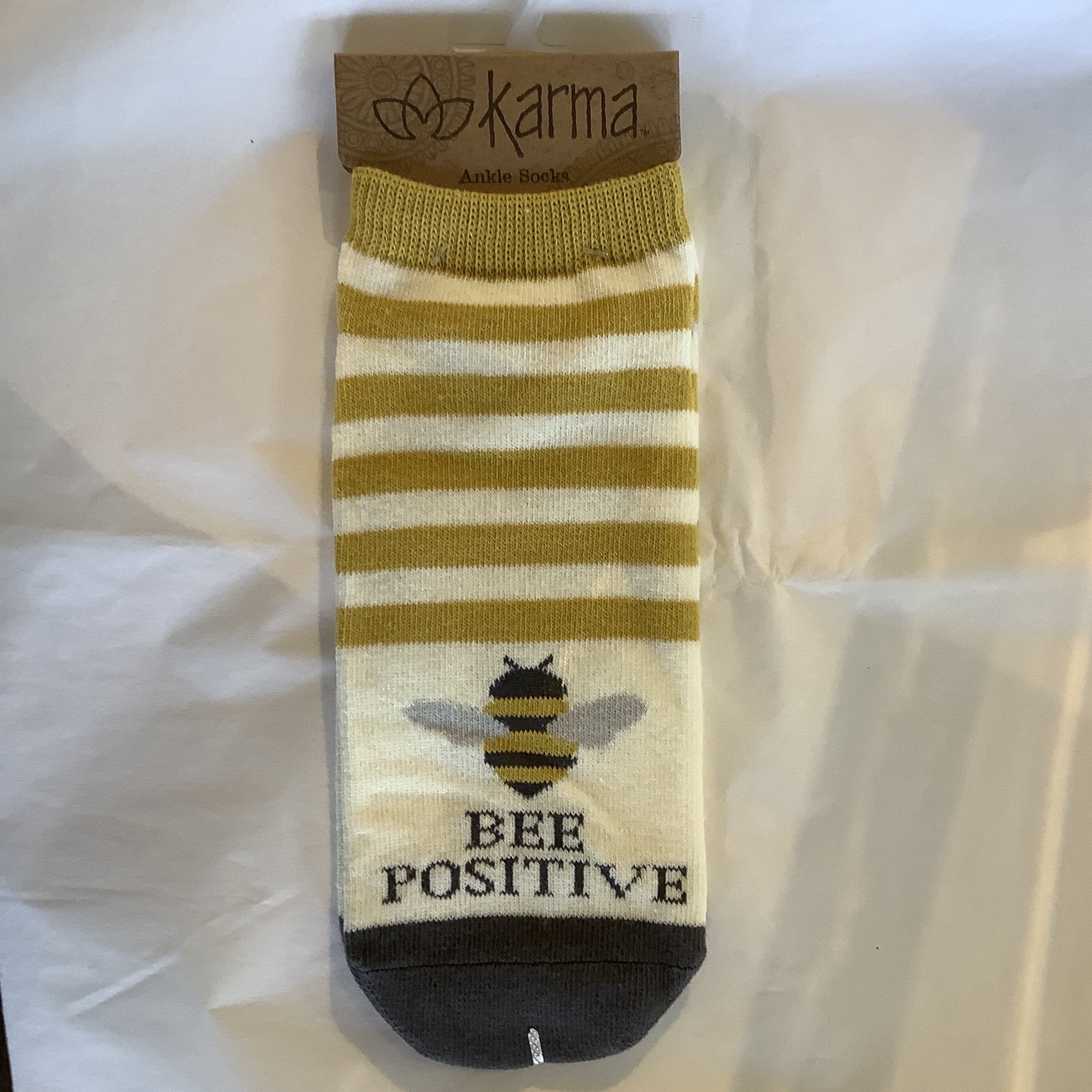 Socks - Bee Positive - ankle style