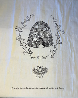 Tea Towel - Love the Bees