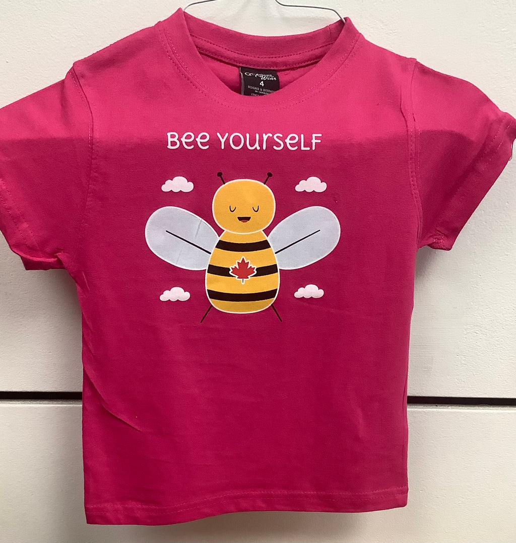 T-Shirt - Bee Yourself Pink Size 2