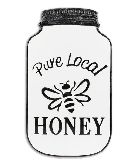 Sign - Metal -  Pure Local Honey