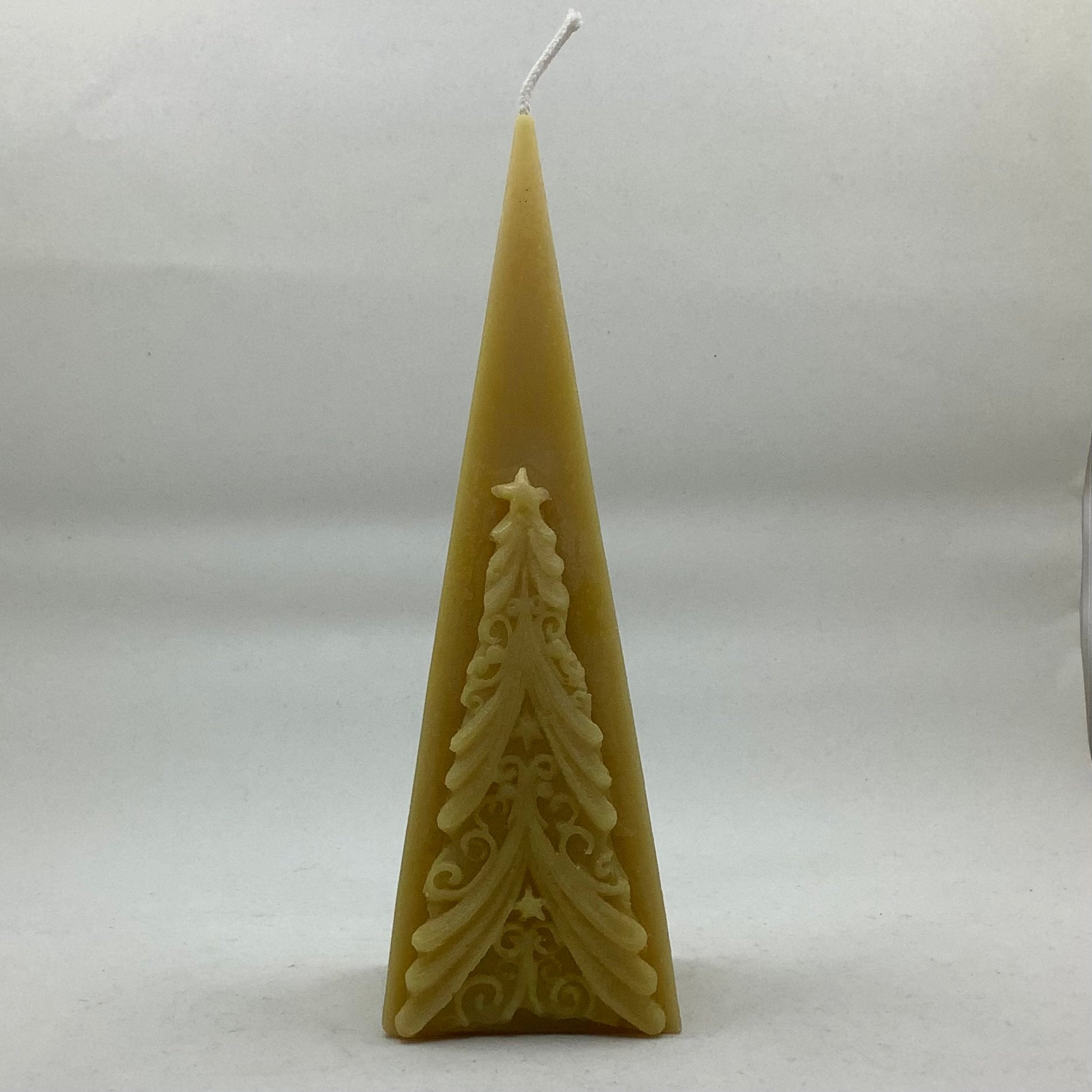 Beeswax Candle -  Pyramid Tree