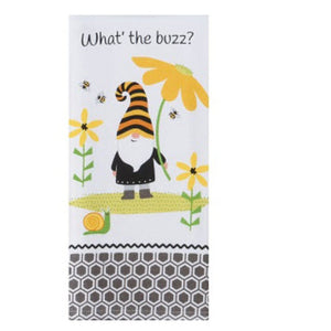 Tea Towel - What the buzz - Save the Gnomes series